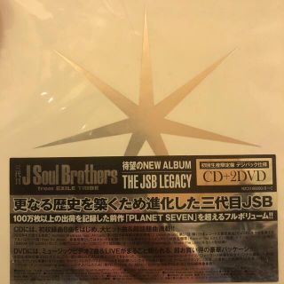 サンダイメジェイソウルブラザーズ(三代目 J Soul Brothers)の超レア!☆J soul Brathers/THE JSB LEGACY☆初回盤(ポップス/ロック(邦楽))