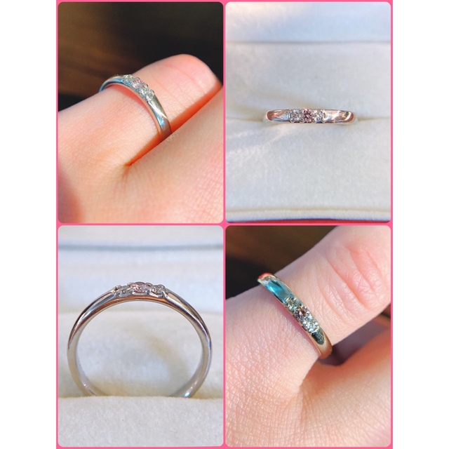 PT950ダイヤモンドリング♥️FANCY PINK♥️ ピンクダイヤリング レディースのアクセサリー(リング(指輪))の商品写真