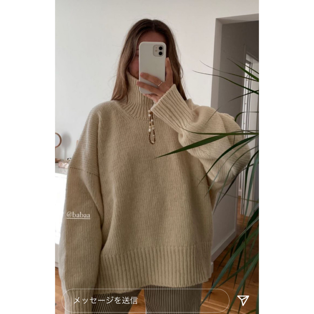 美品⭐️Babaa jumper no17 natural