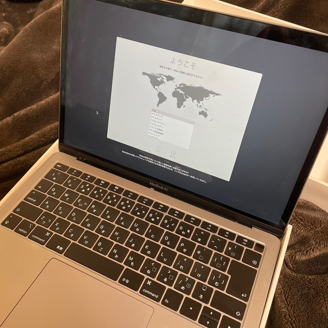 Apple(アップル)の2019 MacBook Air 13inch 8GB SSD128 GB スマホ/家電/カメラのPC/タブレット(ノートPC)の商品写真