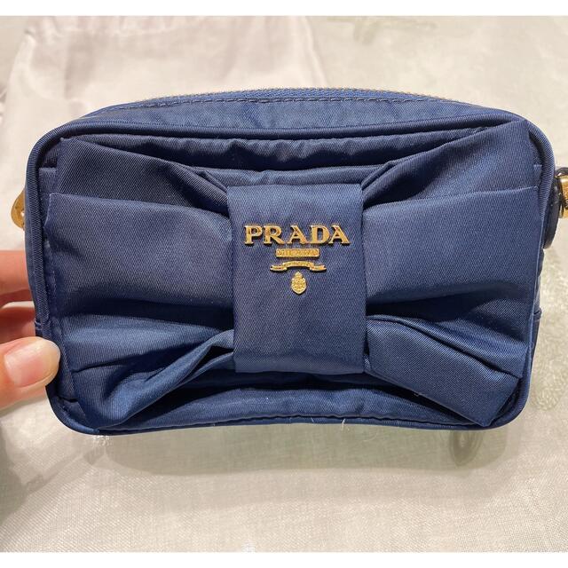 PRADA(プラダ)の新品未使用　PRADA リボンショルダーポーチ レディースのファッション小物(ポーチ)の商品写真
