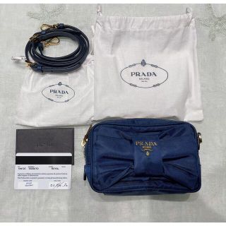 プラダ(PRADA)の新品未使用　PRADA リボンショルダーポーチ(ポーチ)