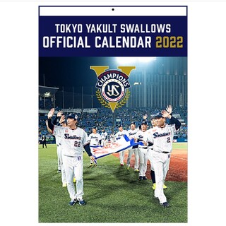 トウキョウヤクルトスワローズ(東京ヤクルトスワローズ)のヤクルトスワローズ　2022 カレンダー　神宮球場(応援グッズ)