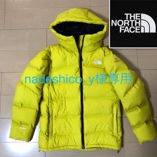 ザノースフェイス(THE NORTH FACE)のほぼ新品＊ノースフェイス ダウン サミット ビレイヤーパーカ イエロー S(ダウンジャケット)