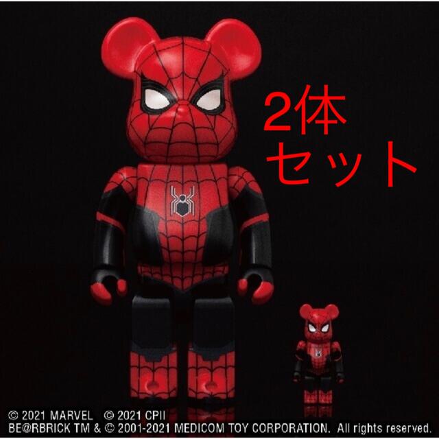 スパイダーマン BE@RBRICK UPGRADED SUIT100%&400%その他