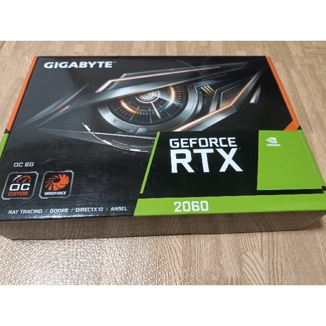 スマホ/家電/カメラRTX2060 GIGABYTE グラフィックボード　GDDR6