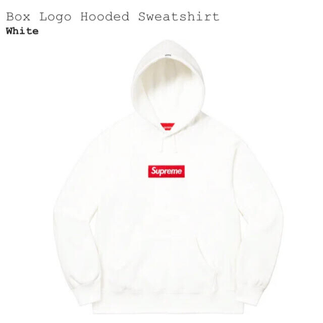 21F/W Supreme Box Logo Hooded Sweatshirt