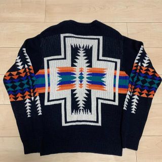 ペンドルトン(PENDLETON)のPENDLETON FREAK’S STORE 別注 ニット 黒(ニット/セーター)