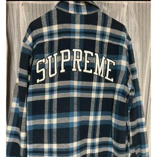 シュプリーム(Supreme)のSupreme Quilted Arc Logo Flannel Shirt(シャツ)