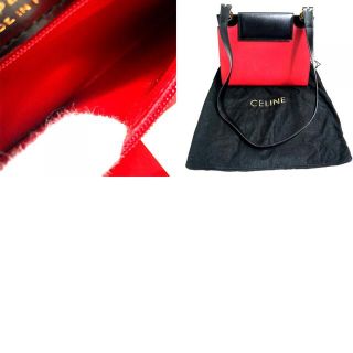 セリーヌ CELINE バイカラー ロゴ金具 ヴィンテージ ワンショルダー