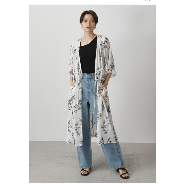 AZUL by moussy(アズールバイマウジー)の夏物SALE‼︎ FLOWER GOWN レディースのトップス(シャツ/ブラウス(半袖/袖なし))の商品写真