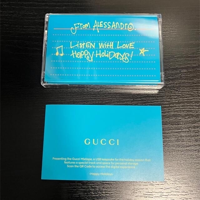 Gucci(グッチ)のGUCCI グッチ 100周年 音楽を収録したUSB ミックステープ エンタメ/ホビーのコレクション(ノベルティグッズ)の商品写真