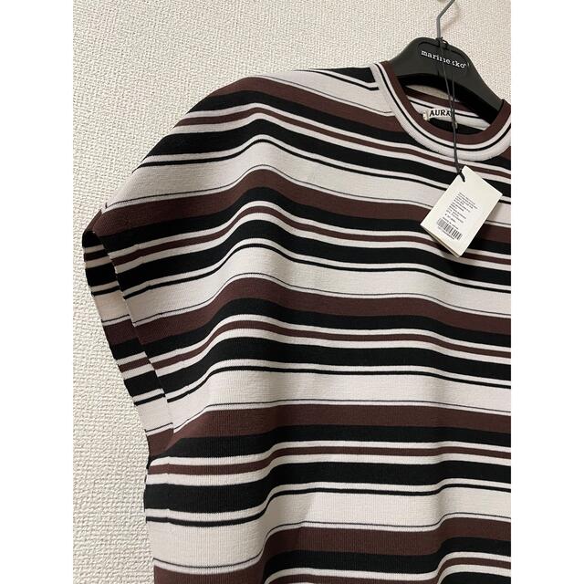 コモディ様専用//【試着のみ】ウール ポリエステル ボーダーニット