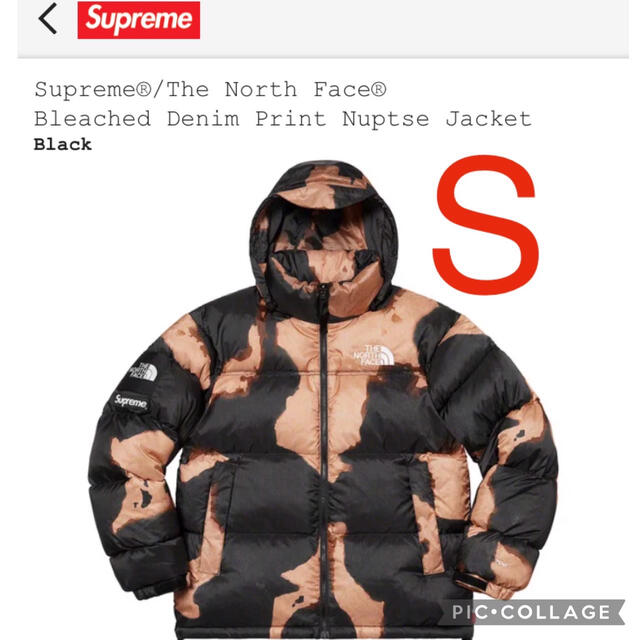 Supreme North Face nuptse jacket Sサイズ  ②