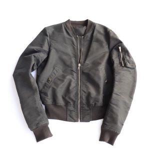 リックオウエンス　ラムレザー　ma-1 ジャケット　16AW 値下げ