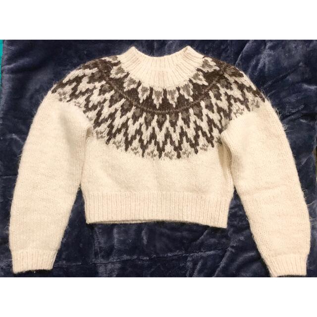 【未使用】 TODAYFUL ノルディックハンドニット
