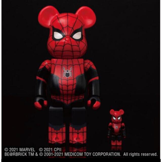 【BE@RBRICK 】スパイダーマン　セブンネット限定　100% & 400%