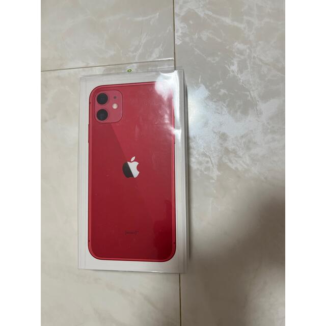 新品　動作確認のみ　iPhone11  128GB  RED  SIMフリー