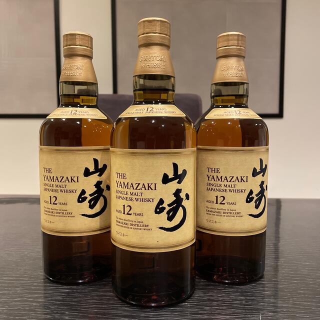 サントリー 山崎12年 3本セット食品/飲料/酒