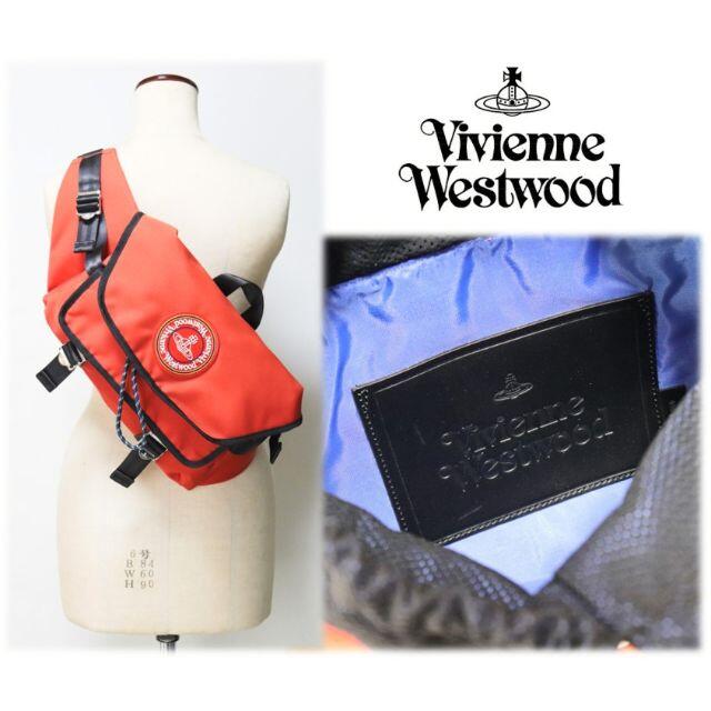 Vivienne Westwood(ヴィヴィアンウエストウッド)の新品タグ付き【 ヴィヴィアンウエストウッド】ダブルフラップ ボディバッグ メンズのバッグ(ボディーバッグ)の商品写真