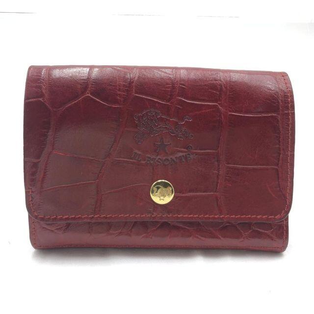 IL BISONTE(イルビゾンテ)のイルビゾンテ 財布 クロコ型押し レザー 13-21111829 レディースのファッション小物(財布)の商品写真