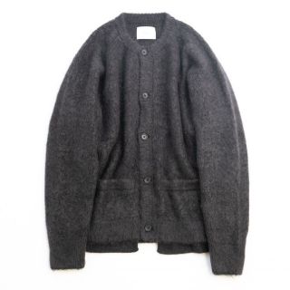 stein mohair cardigan - dark charcoal(カーディガン)