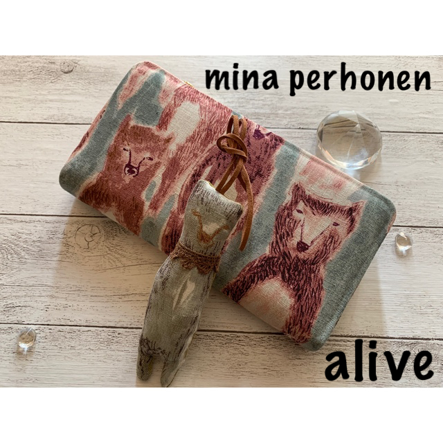 273】alive♡ミナペルホネン♡長財布、チャーム marchenstudio.jp