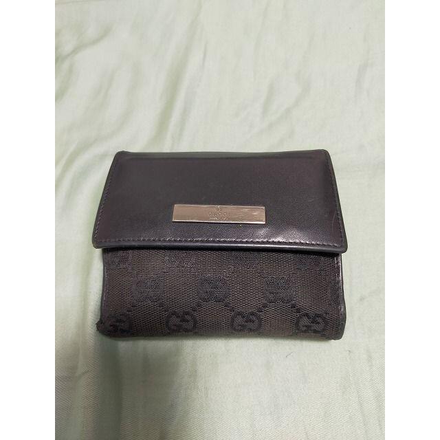 Gucci   ♡正規品♡GUCCI GGキャンバス×レザー二つ折り財布♡の通販 by