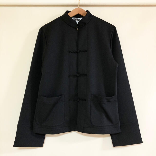 袖丈66cm前身頃92cm希少BLACK COMME des GARCONS NIKE チャイナ ジャージ