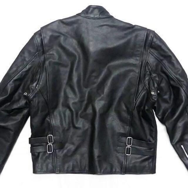 Axel レザーライダース ジャケット メンズ XXXL 黒 シングル 本革