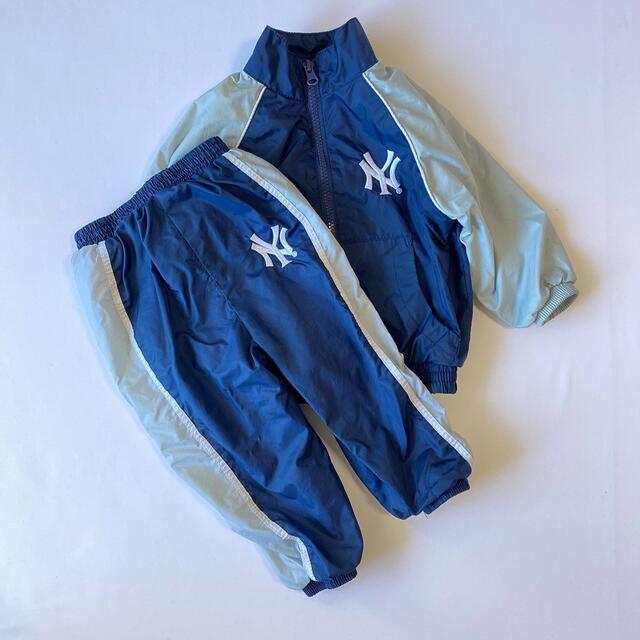ヤンキース ウィンドブレーカー パンツ セット キッズ/ベビー/マタニティのベビー服(~85cm)(ジャケット/コート)の商品写真
