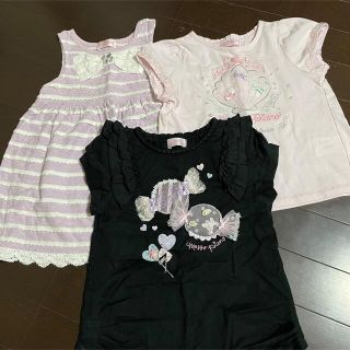 メゾピアノ(mezzo piano)のメゾピアノ　夏服　3着まとめ売り⭐︎(Tシャツ/カットソー)