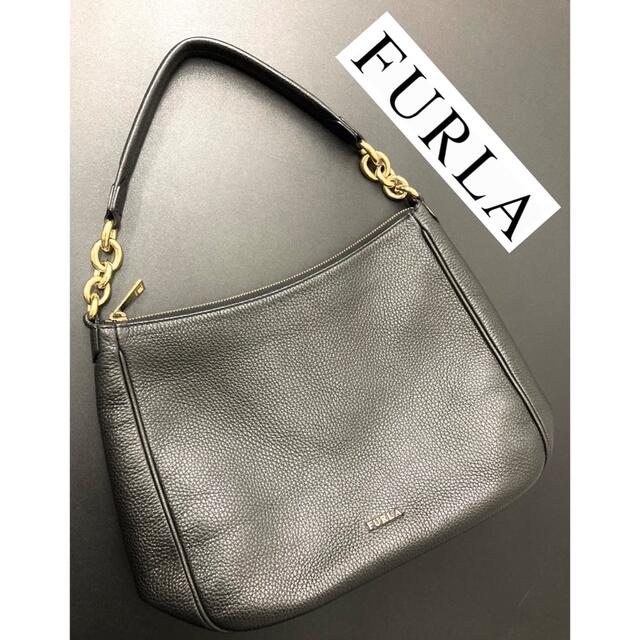 【美品】フルラ FURLA コメタ ホーボー ハンドバッグ トートバッグハンドバッグ