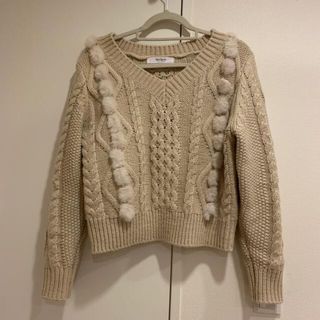 herlipto Shining Cable-Knit Pullover(ニット/セーター)