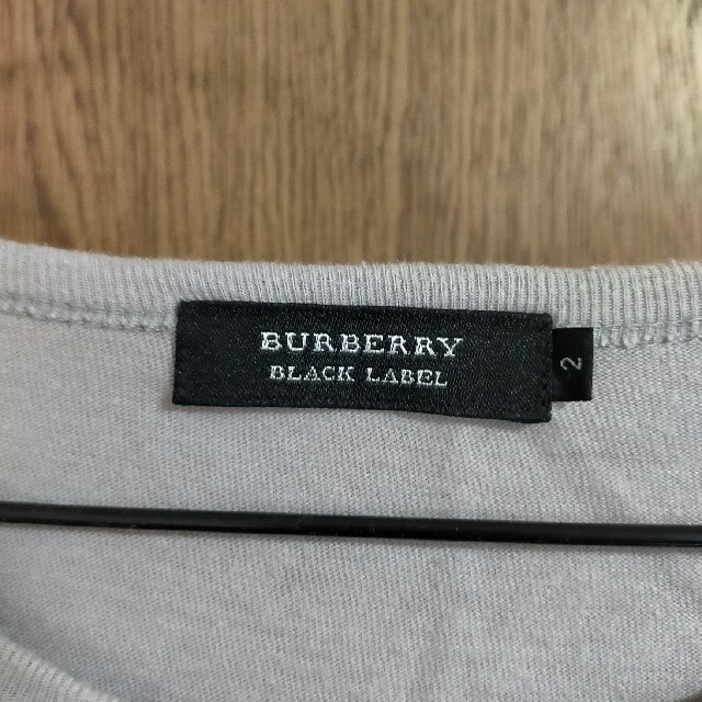 BURBERRY BLACK LABEL(バーバリーブラックレーベル)のバーバリーBURBERRY　五分袖シャツ メンズのトップス(Tシャツ/カットソー(七分/長袖))の商品写真