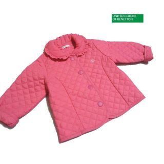 ベネトン(BENETTON)の■BENETTON/ベネトン■ ベビー68cm 美品♪キルティングジャケット(ジャケット/コート)