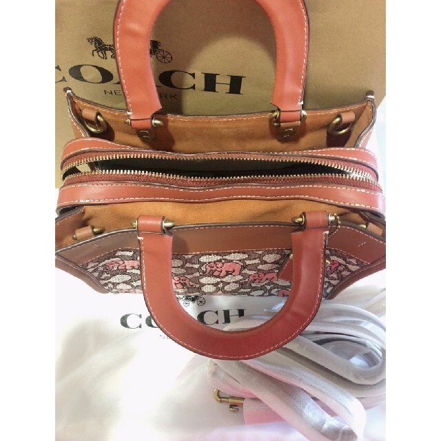 ☆COACH☆ローグ25シグネチャーテキスタイル ジャカードエレファント