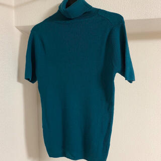 ノーリーズ(NOLLEY'S)のノーリーズ  緑 ハイネック トップス  カットソー 半袖 セーター ニット (ニット/セーター)