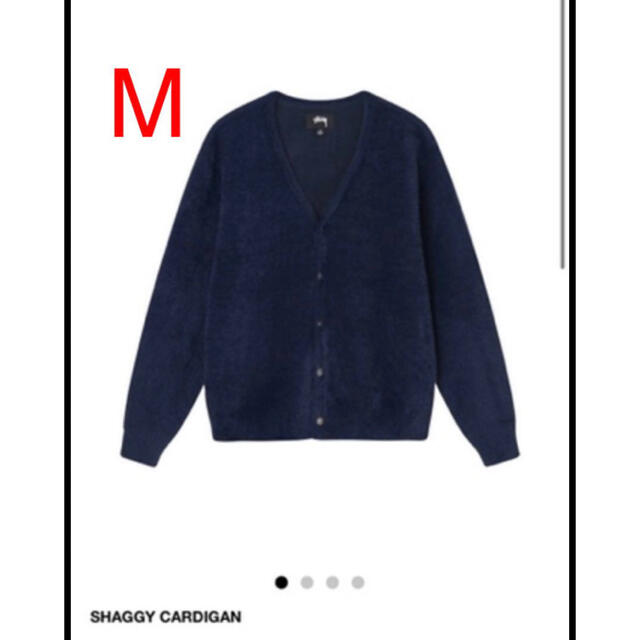 限定値下 Stussy SHAGGY CARDIGAN カーディガン ネイビー