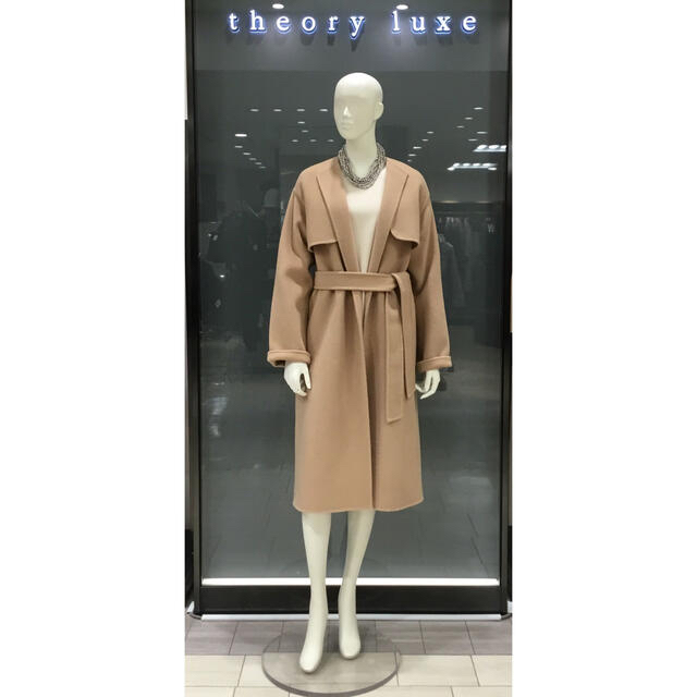 Theory luxe ノーカラーコート - 3