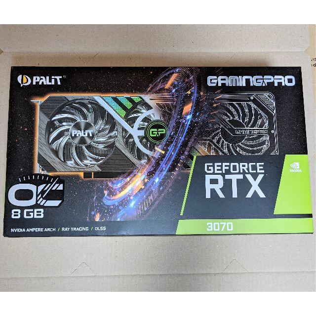 公式ショップ】 非LHR Palit 8GB OC GAMINGPRO RTX3070 PCパーツ ...