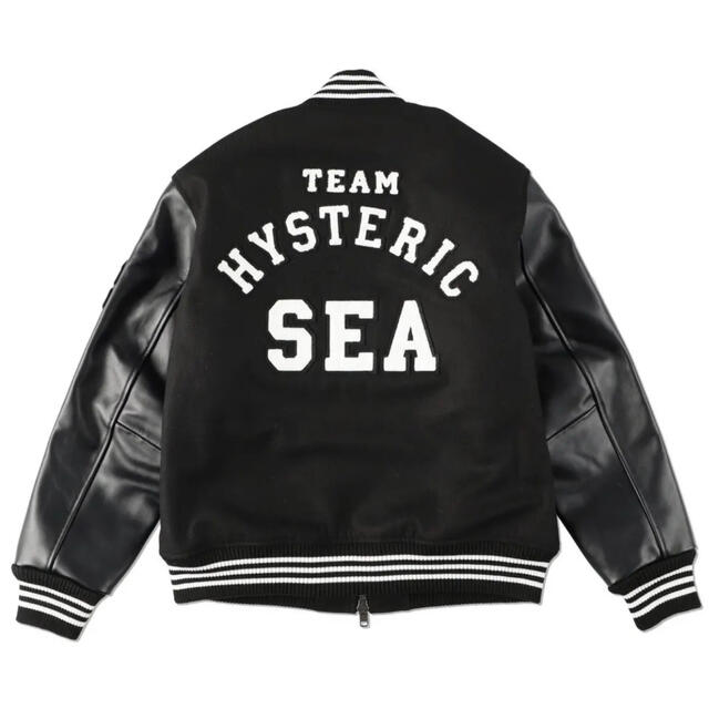 HYSTERIC GLAMOUR(ヒステリックグラマー)のHYSTERIC GLAMOUR × WIND AND SEAスタジャン  XL メンズのジャケット/アウター(スタジャン)の商品写真