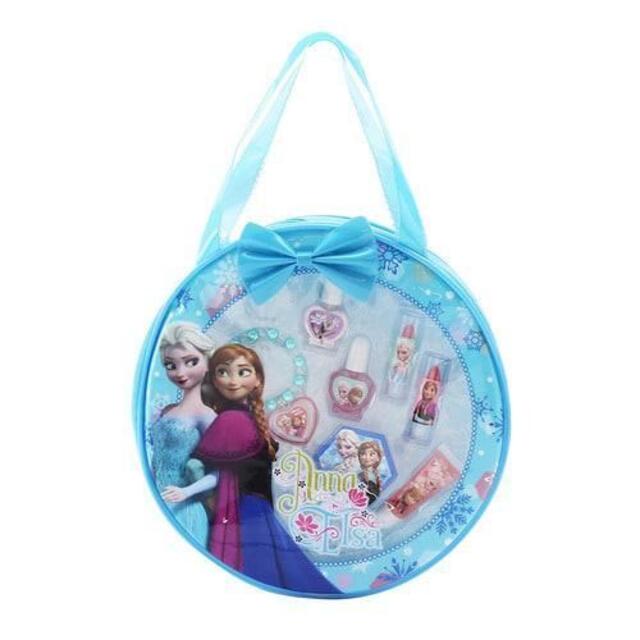 Disney(ディズニー)のアナと雪の女王 ラウンドコスメバッグ エンタメ/ホビーのおもちゃ/ぬいぐるみ(その他)の商品写真