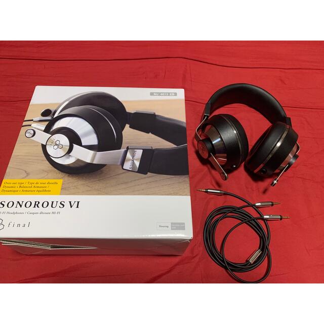 海外販売× final ヘッドホン FI-SO6BD3 sonorous vi - 通販