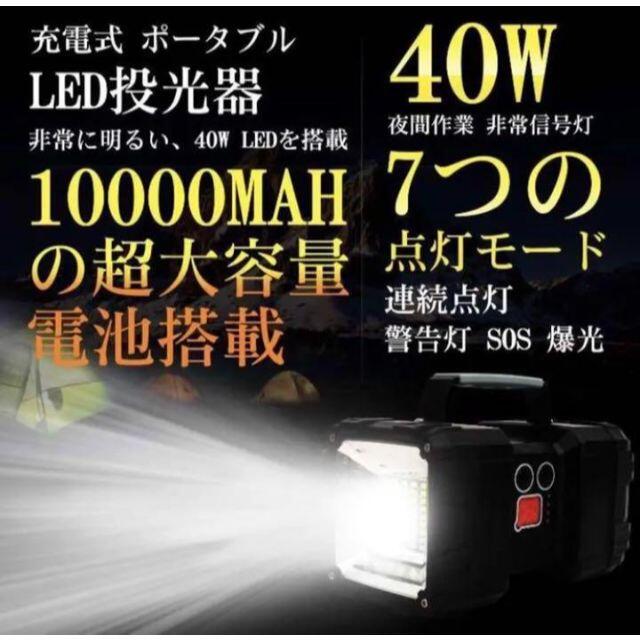 【❤最新最先端技術搭載❣40Wの超ハイパワーでとにかく明るい❤】LED投光器