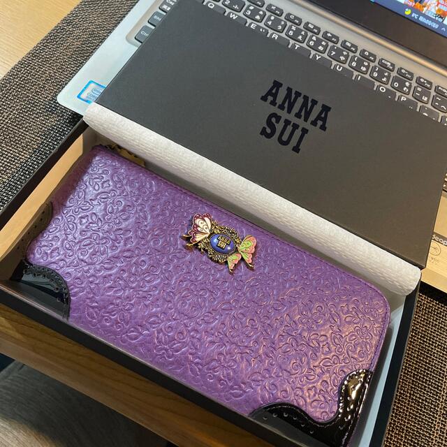 鬼滅の刃 ANNA SUI 長財布 胡蝶姉妹 1点 コラボ