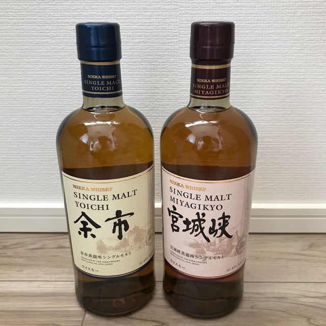 ［ニッカウイスキー］余市・宮城峡(700ml) 2本セット