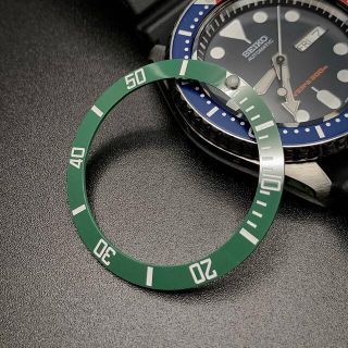 セイコー(SEIKO)の7S26-0020 SKX SRPD インナー ベゼル 緑 グリーンサブ 青夜光(腕時計(アナログ))