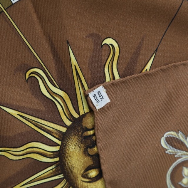 エルメス カレ90 スカーフ ブラウン HERMES | livro.funcionalink.com.br