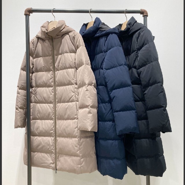 ジャケット/アウター【美品】セオリー　ロングダウンコート　MATTE PUFFER KOCHA 白